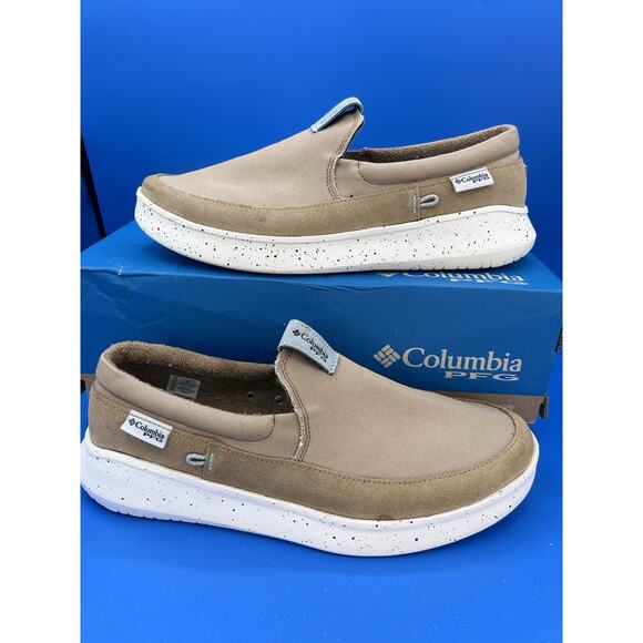 Columbia Men's PFG Boatside Slip On Boat Shoes - Picture 1 of 7
